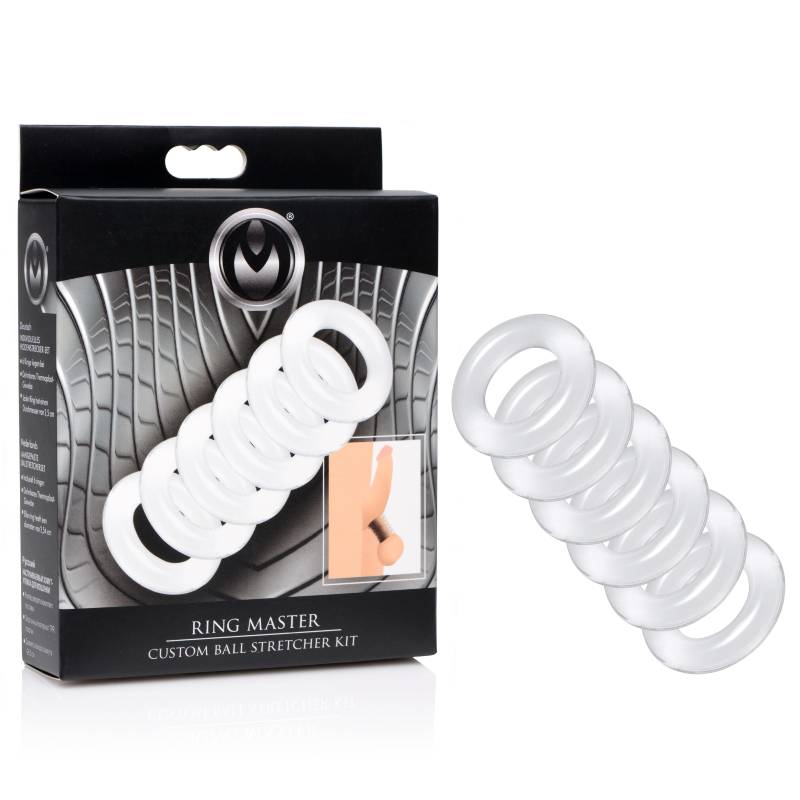 Master Series Ring Master Adjustable Ball Stretcher Kit > Sex Toys For Men > Ball Stretchers