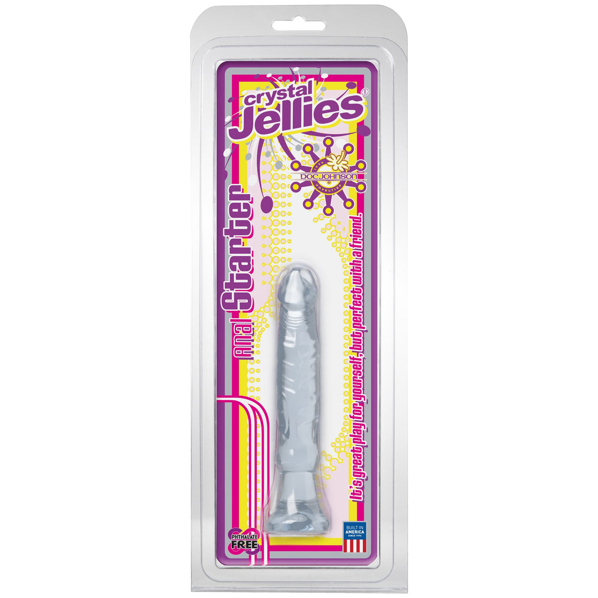 Doc Johnson Crystal Jellies Anal Starter 5.5 Inch Soft Flexible Anal Toy > Anal Range > Butt Plugs