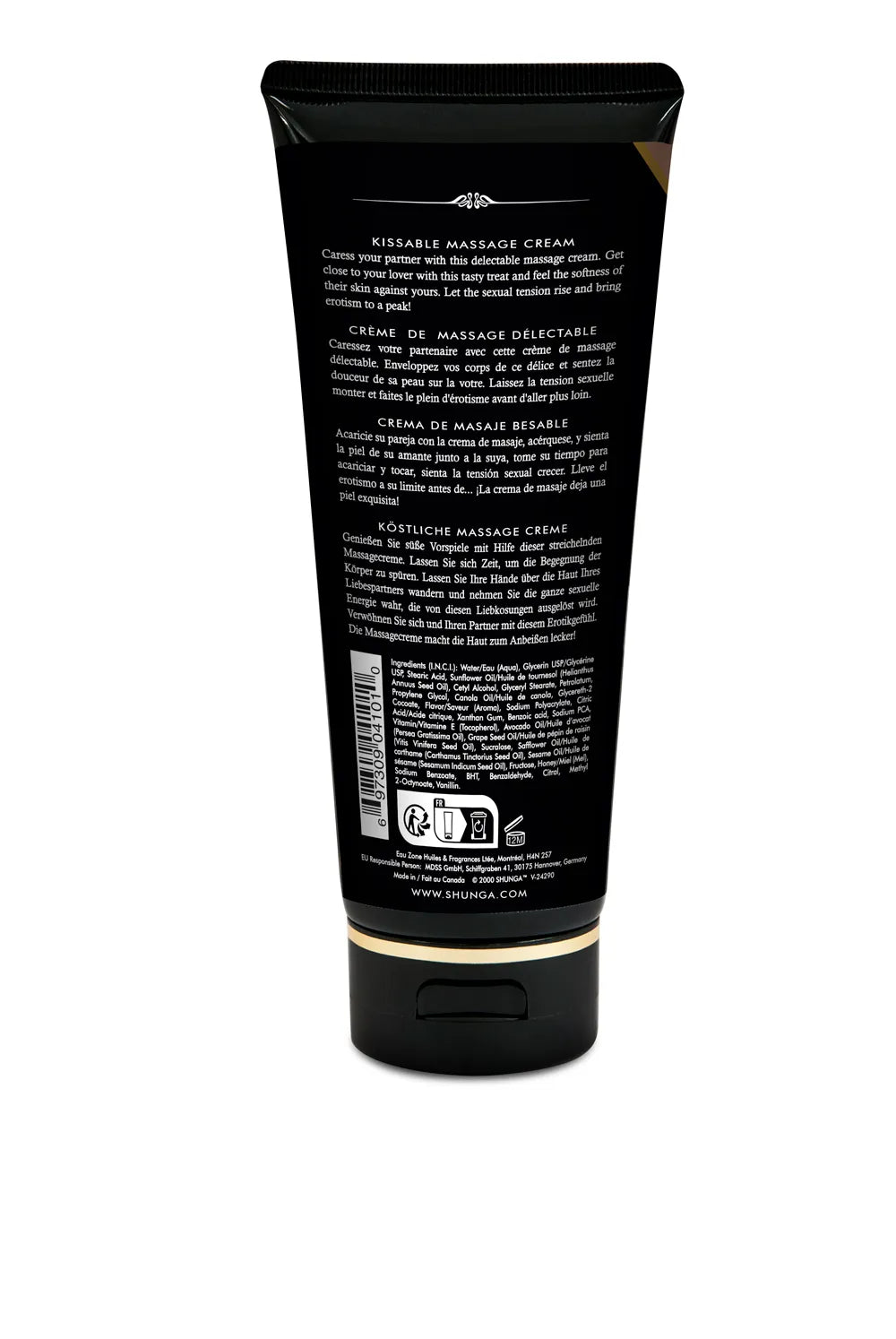 Shunga Massage Cream – 200 ml - Chocolate, Raspberry, Strawberry > Essentials > Massage Oil