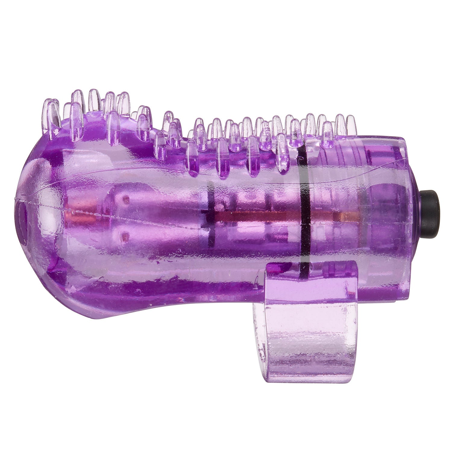 Cloud 9 Purple Finger Vibrator With Stimulating Tickler Tips Finger Stimulator