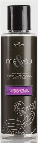 Me and You Vanilla Sugar Massage Oil with Sweet Pea Scent 4.2 Oz Massage Oil