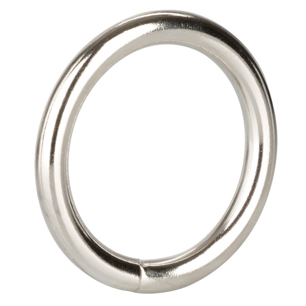 CalExotics Silver Ring Medium 1.5 Inch Universal Metal Ring Strong and Durable > Cock Ring > Metal