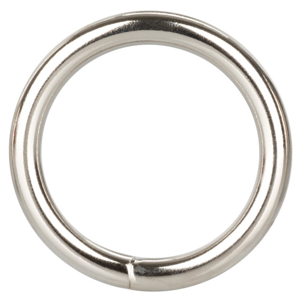 CalExotics Silver Ring Medium 1.5 Inch Universal Metal Ring Strong and Durable > Cock Ring > Metal