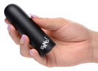 Mega Vibrator Bullet in Black with 10 Vibration Patterns (Black / Blue /Pink) > Vibrators > Mini Vibrators