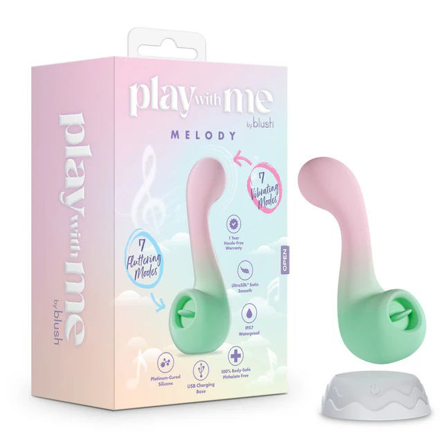 Melody Dual-Ended Vibrator – Clitoral and Tongue Stimulation Device > Sex Toys For Ladies > Clitoral Vibrators and Stimulators