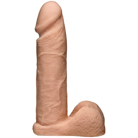 Vac-U-Lock 8-Inch Ultraskyn Realistic Dildo Vanilla Color Beige Dongs Realistic