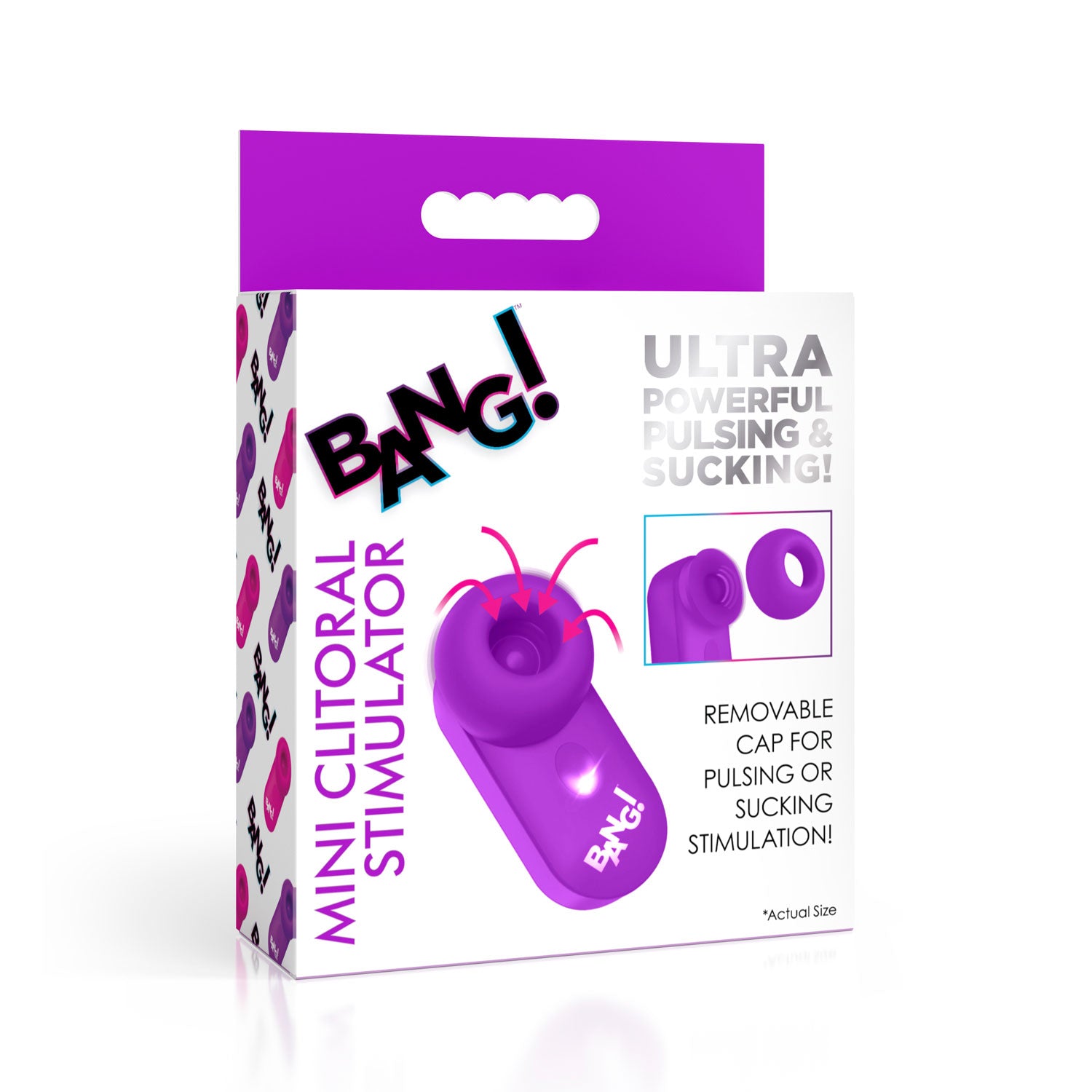 Mini Clitoral Stimulator with Five Speed Settings Compact Pocket-Sized Personal Massager Purple > Sex Toys For Ladies > Air Pulsation