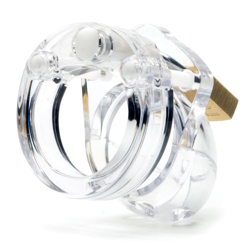 Mini-Me Clear Cock Cage by CB-X for Enhanced Chastity Play Clear Cages