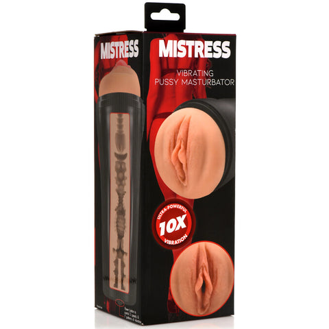 Mistress Vibrating Pussy Masturbator for Enhanced Pleasure Strokers - Auto