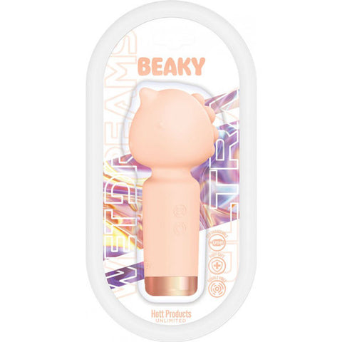 Beaky Wet Dreams Ultra Coral Mini Wireless Clitoral Vibrator Orange STIMULATORS