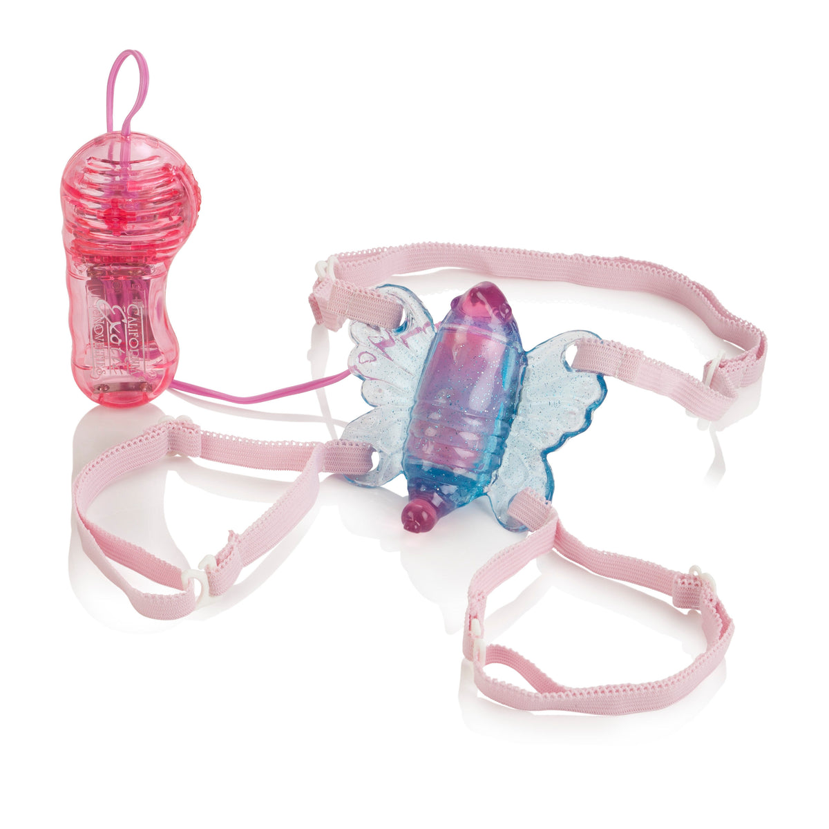 Shanes World Venus Butterfly Clitoral Stimulator with Straps Pink STIMULATORS