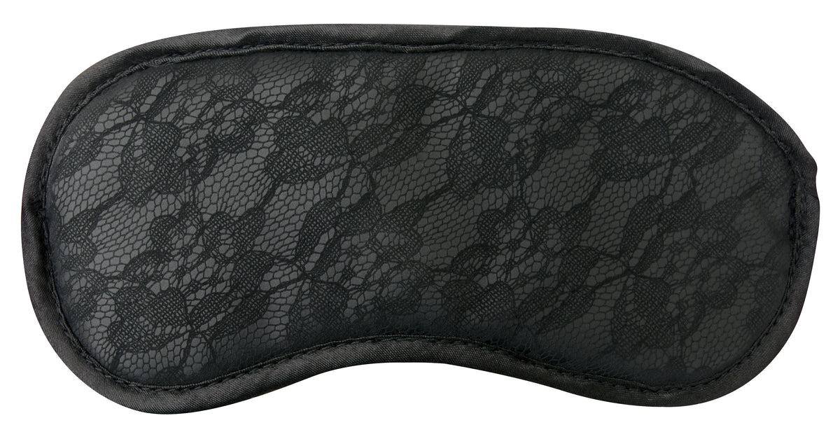 Sincerely Lace Blindfold with Soft Straps Black > Bondage Gear > Blindfolds