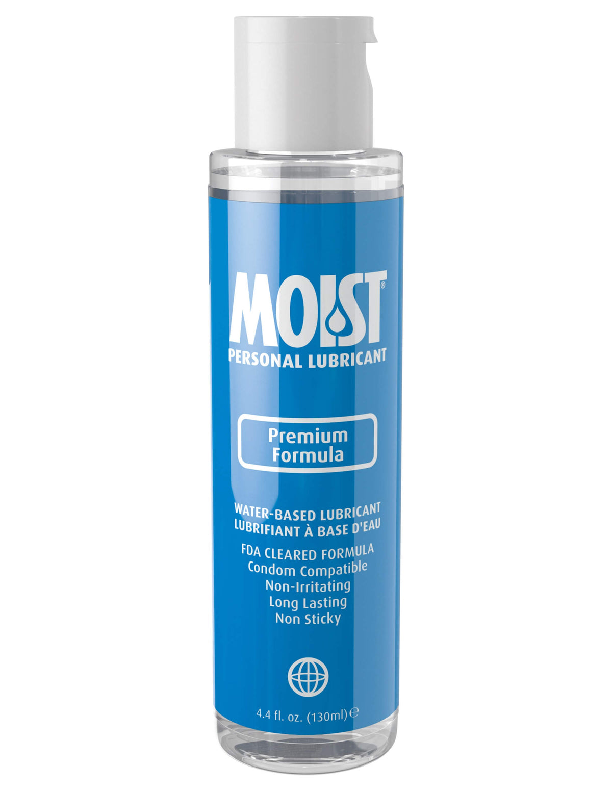 Moist Premium Formula Water Based Lubricant 130ml Bottle > Lube > Water Based