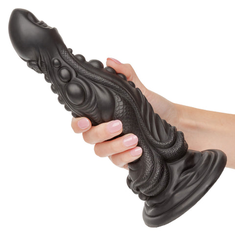 Monster Dong The Colossus 9.75 Inch Black Large Dildo Toy Dongs Big