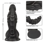Monster Dong The Martian (Black) 7.75 Inch Bendable Dildo – Firm Textured Dildo > Dildos > Fantasy
