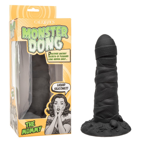 Monster Dong The Mummy Black Liquid Silicone Erotic Sex Toy Dongs Big