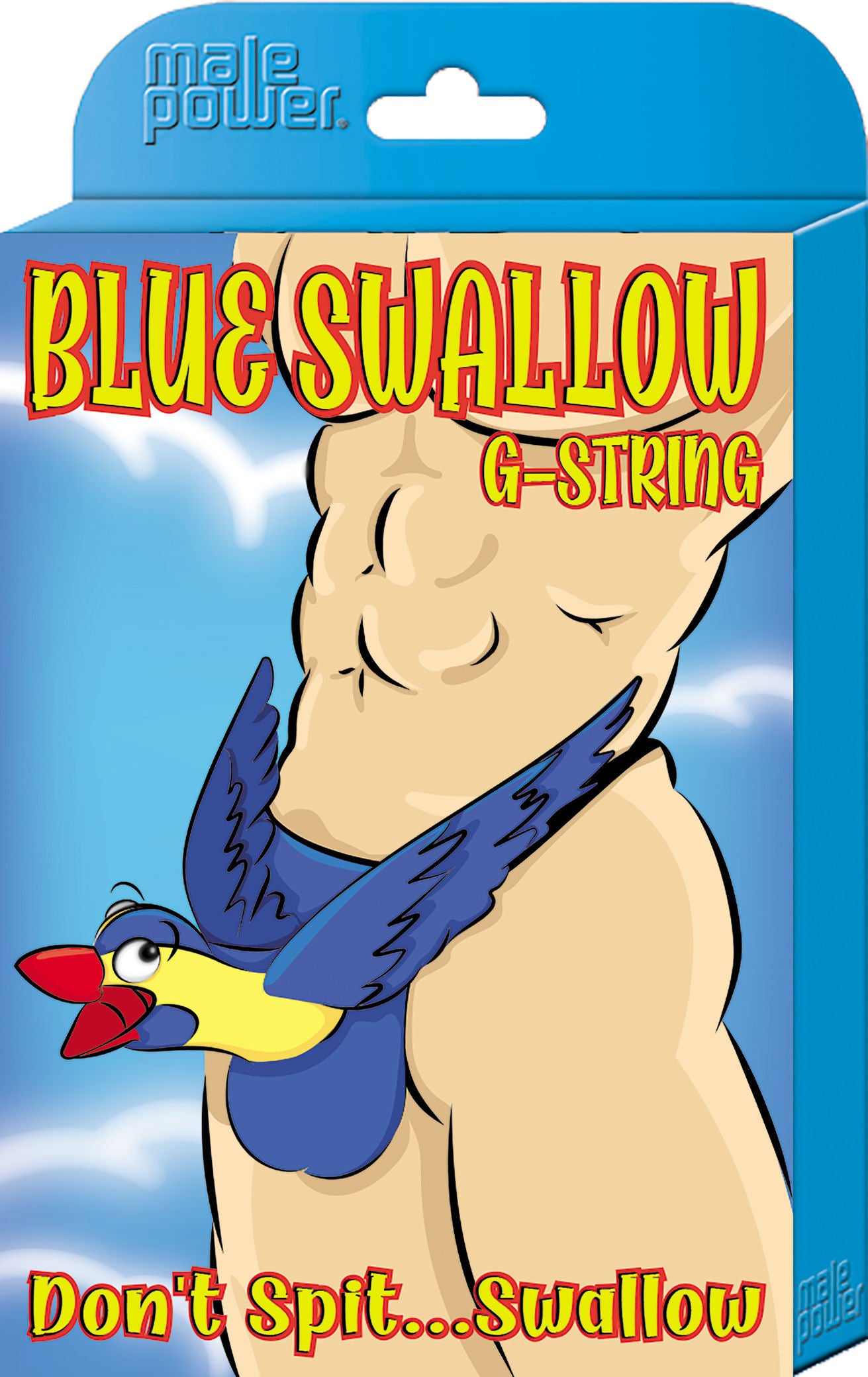 Blue Swallow One Size G-String Thong for Men in Blue Color Blue Mens Costumes