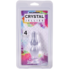 Novice Crystal Jellies 4 Inch Pop Plug Clear > Anal Range > Butt Plugs