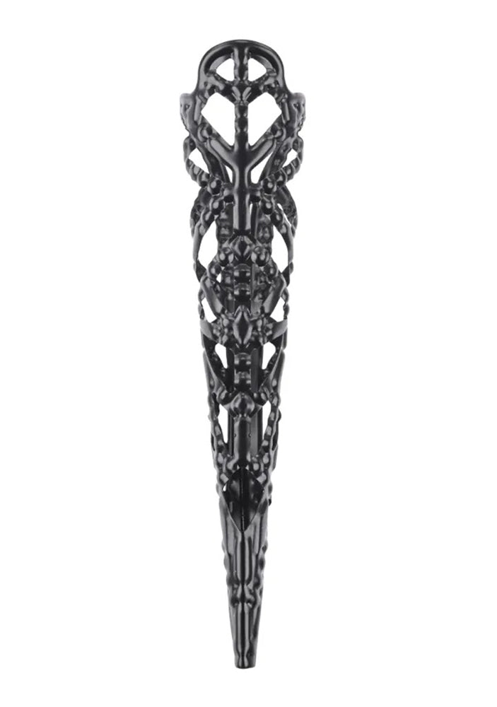Sex & Mischief Sensory Fingertips - 8.25 cm Black Alloy Medical Themed