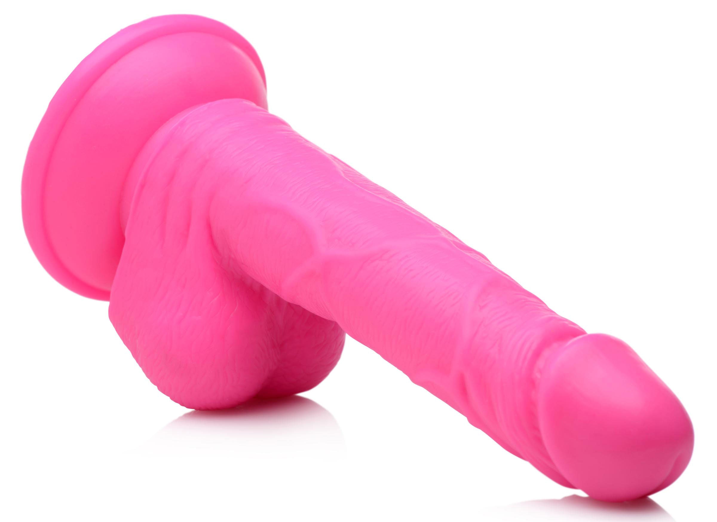 Pop Pecker 6.5 Inch Realistic Dildo with Balls and Suction Base Dongs Realistic