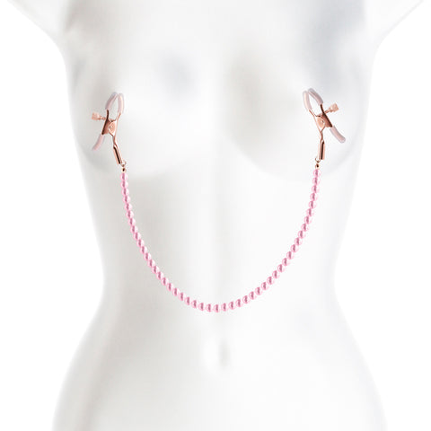 Bound Adjustable Pink Nipple Clamps – Adjustable Nipple Clamps Nipple Stimulators