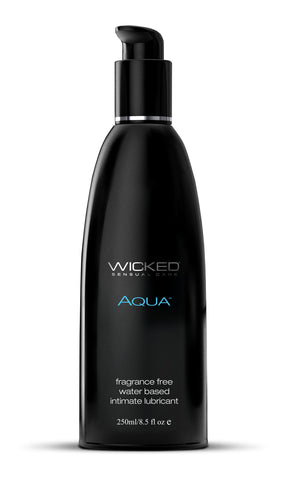 Wicked Aqua Water Based Lubricant 250 ml Bottle Default Title Water Based Lube