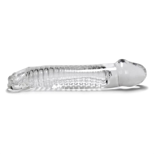 Muscle Cocksheath Clear 9.25 Inch Length for Enhanced Pleasure SLEEVES