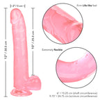 Size Queen 10 Inch Realistic Blue Dildo > Dildos > Large Dildos