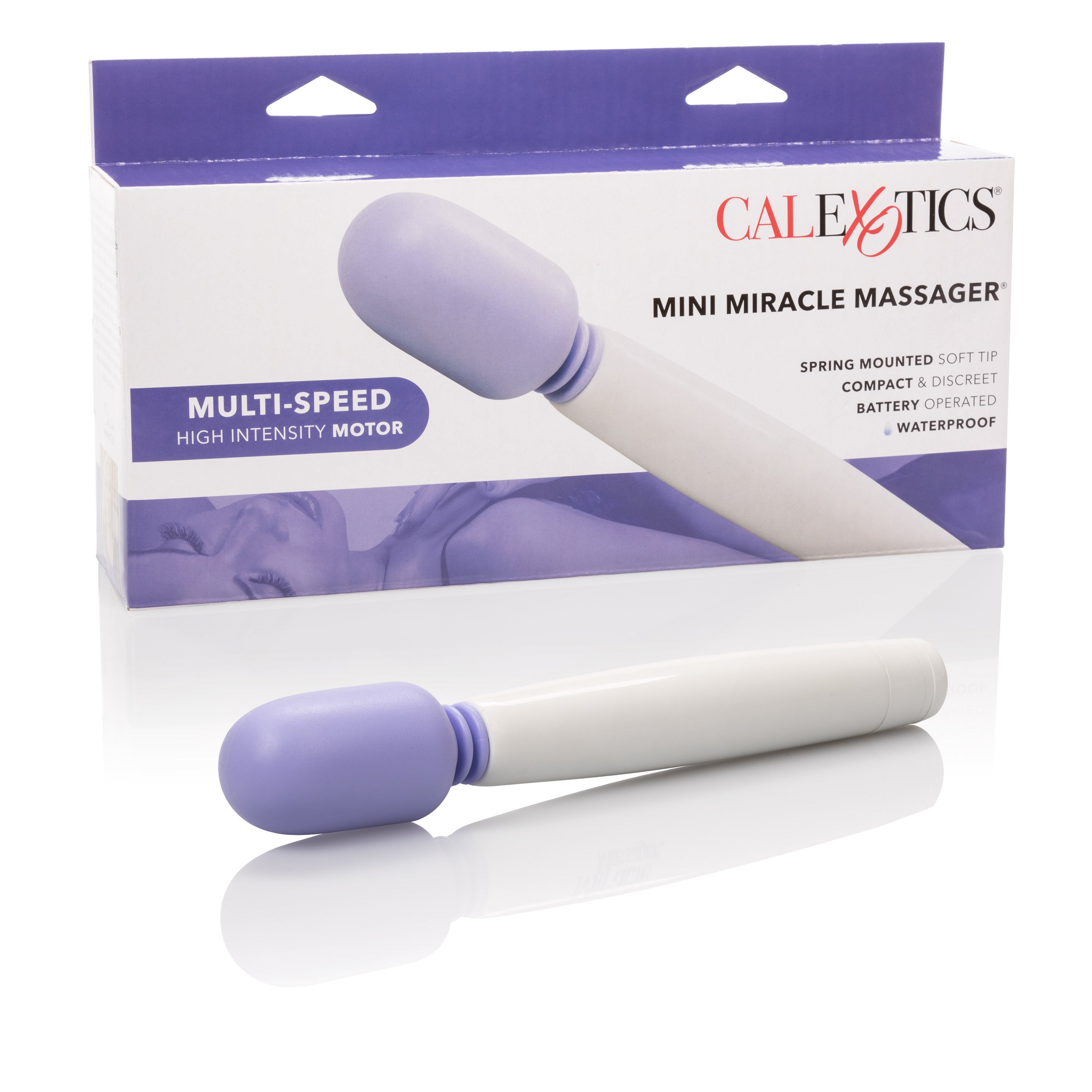 My Mini Miracle Massager Wand Multi-Speed Compact Purple and White Battery Operated > Sex Toys For Ladies > Wand Massagers and Attachments