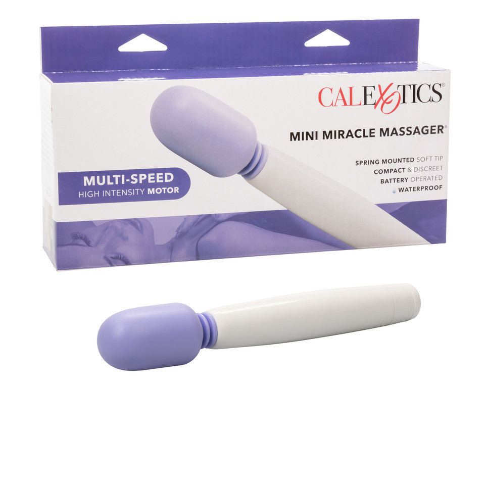 My Mini Miracle Massager Wand Multi-Speed Compact Purple and White Battery Operated > Sex Toys For Ladies > Wand Massagers and Attachments