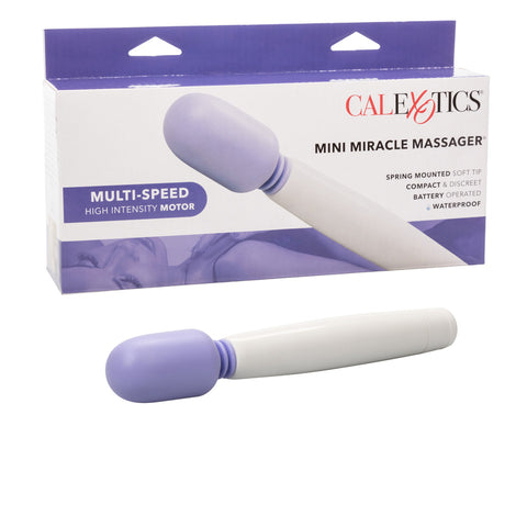 My Mini Miracle Massager Wand Multi-Speed Compact Purple and White Battery Operated > Sex Toys For Ladies > Wand Massagers and Attachments