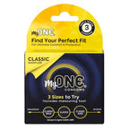 MyONE Classic Sampler Condom Kit with FitKit Measuring Tool 3 Ct > Essentials > Condoms