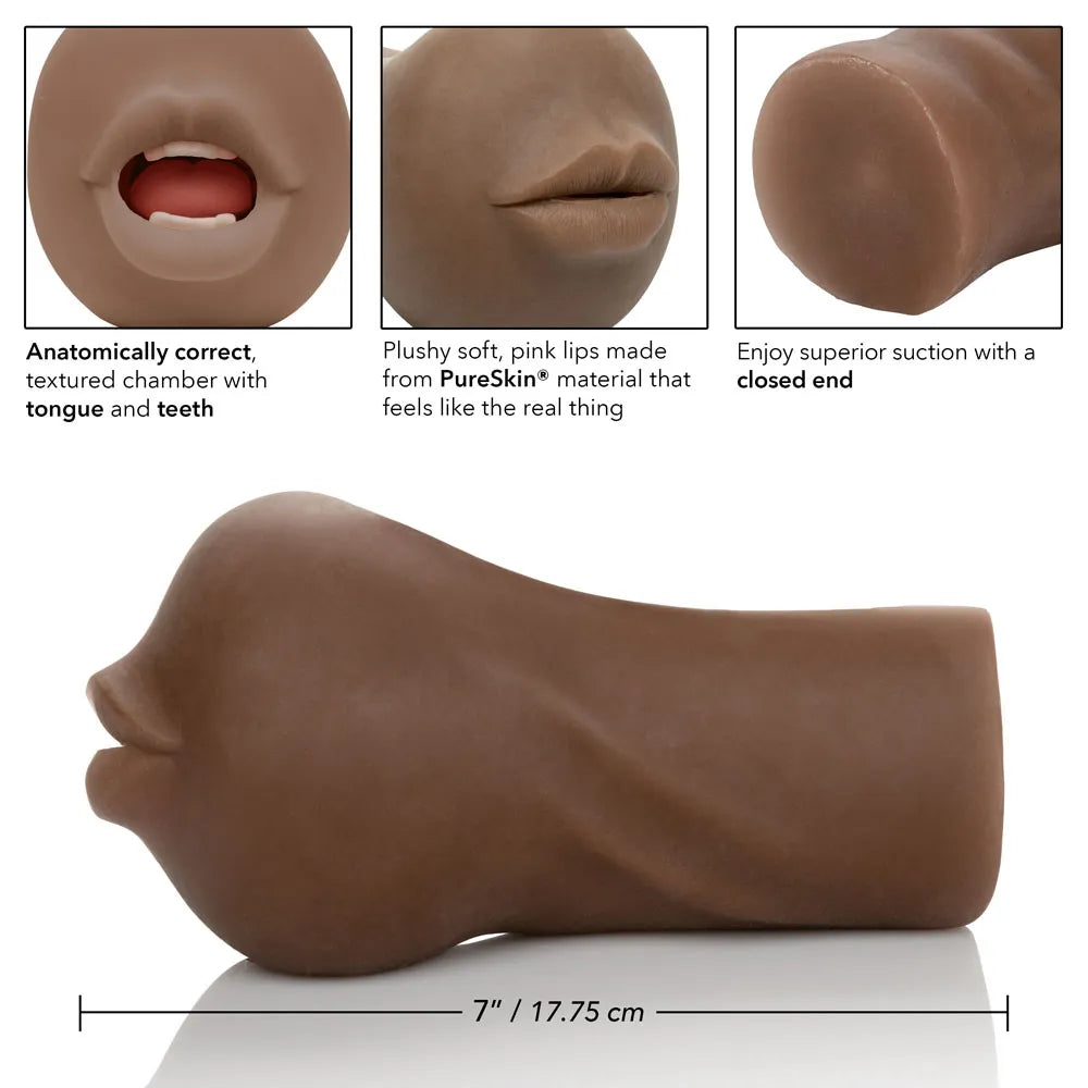 Stroke It Mouth – Heavy-Duty Realistic Masturbator Sleeve > Sex Toys For Men > Masturbators > Manual