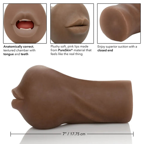 Stroke It Mouth – Heavy-Duty Realistic Masturbator Sleeve > Sex Toys For Men > Masturbators > Manual