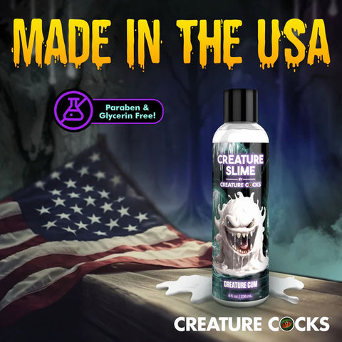 Creature Slime Unscented Jizz Lubricant 8 Ounce Bottle Speciality Lubricants