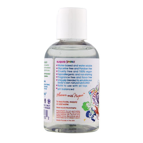 Sliquid Sparkle Water Based Personal Lubricant 125ml Vegan > Lube > Water Based