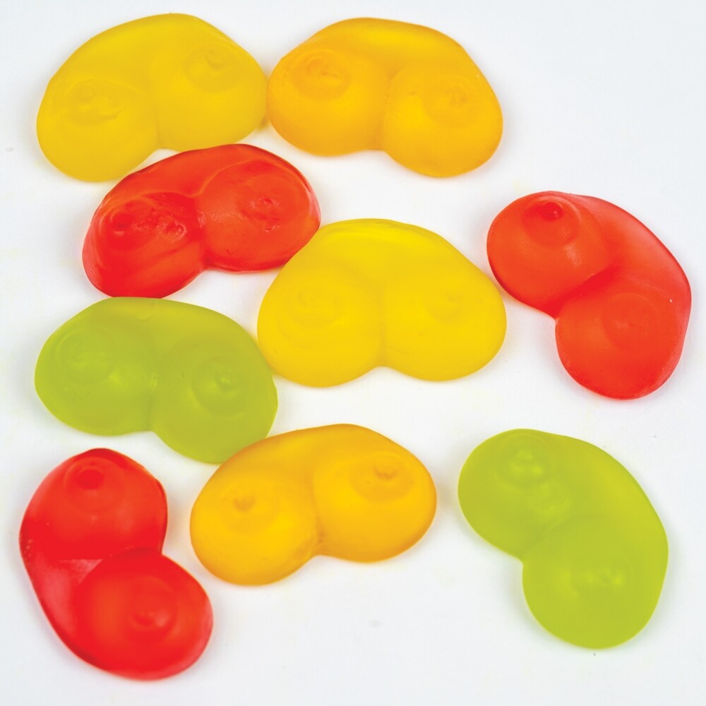 Spencer And Fleetwood Fruit Flavored Jelly Breast Candies 150g Multi Novelties