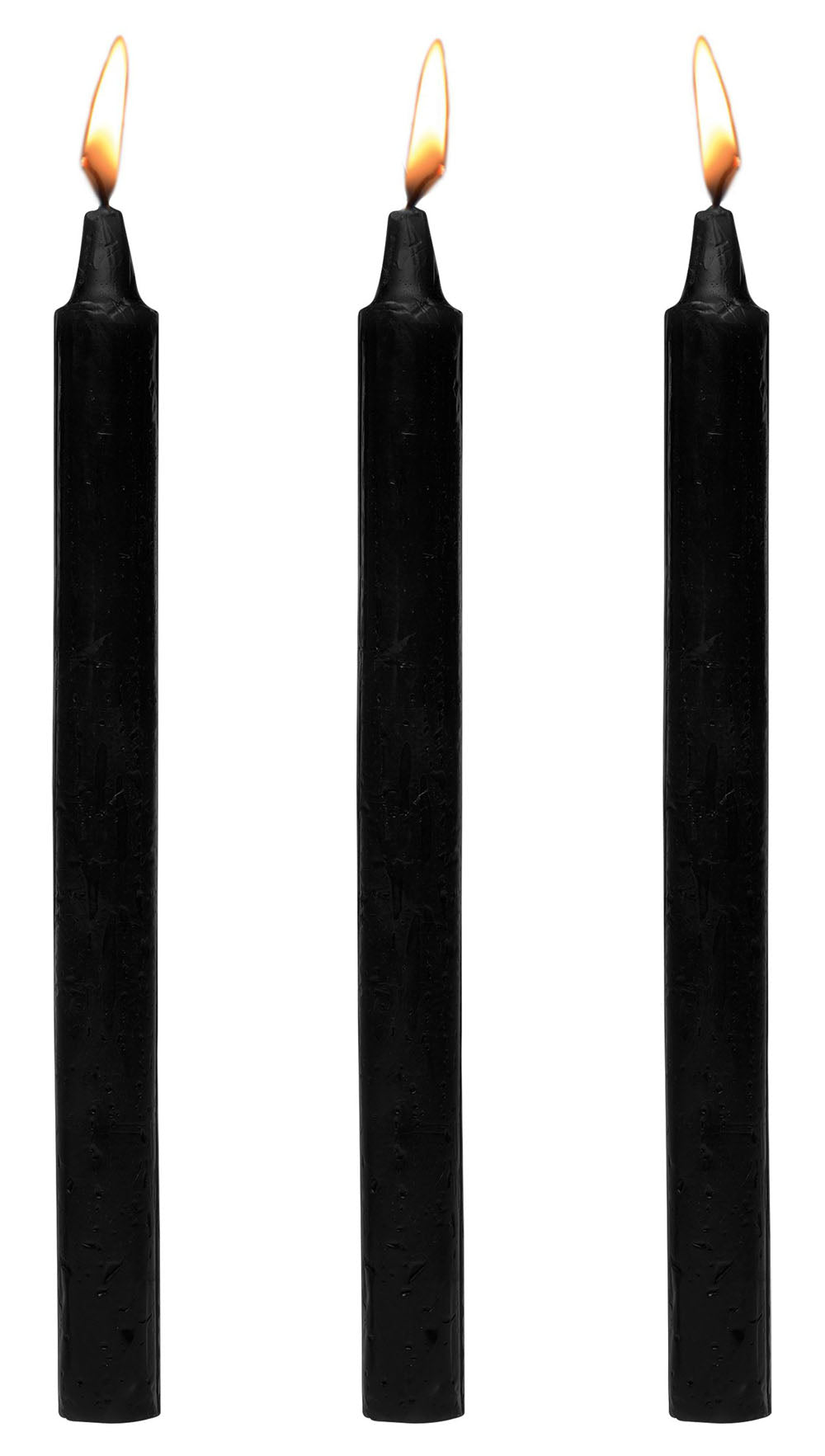 Master Series Fetish Drip Candles Black Three Pack Drip Candles