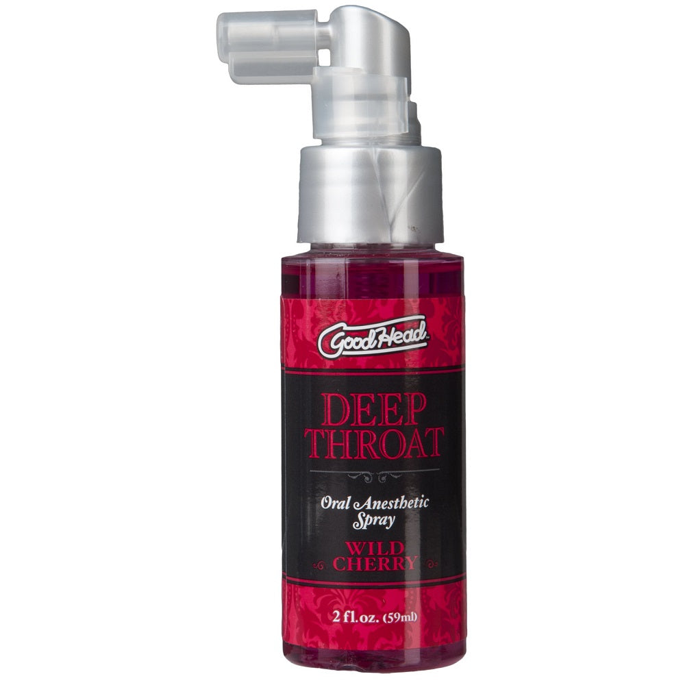 GoodHead Deep Throat Spray 59ml - Wild Cherry Default Title > Lube > Oral Gels & Sprays
