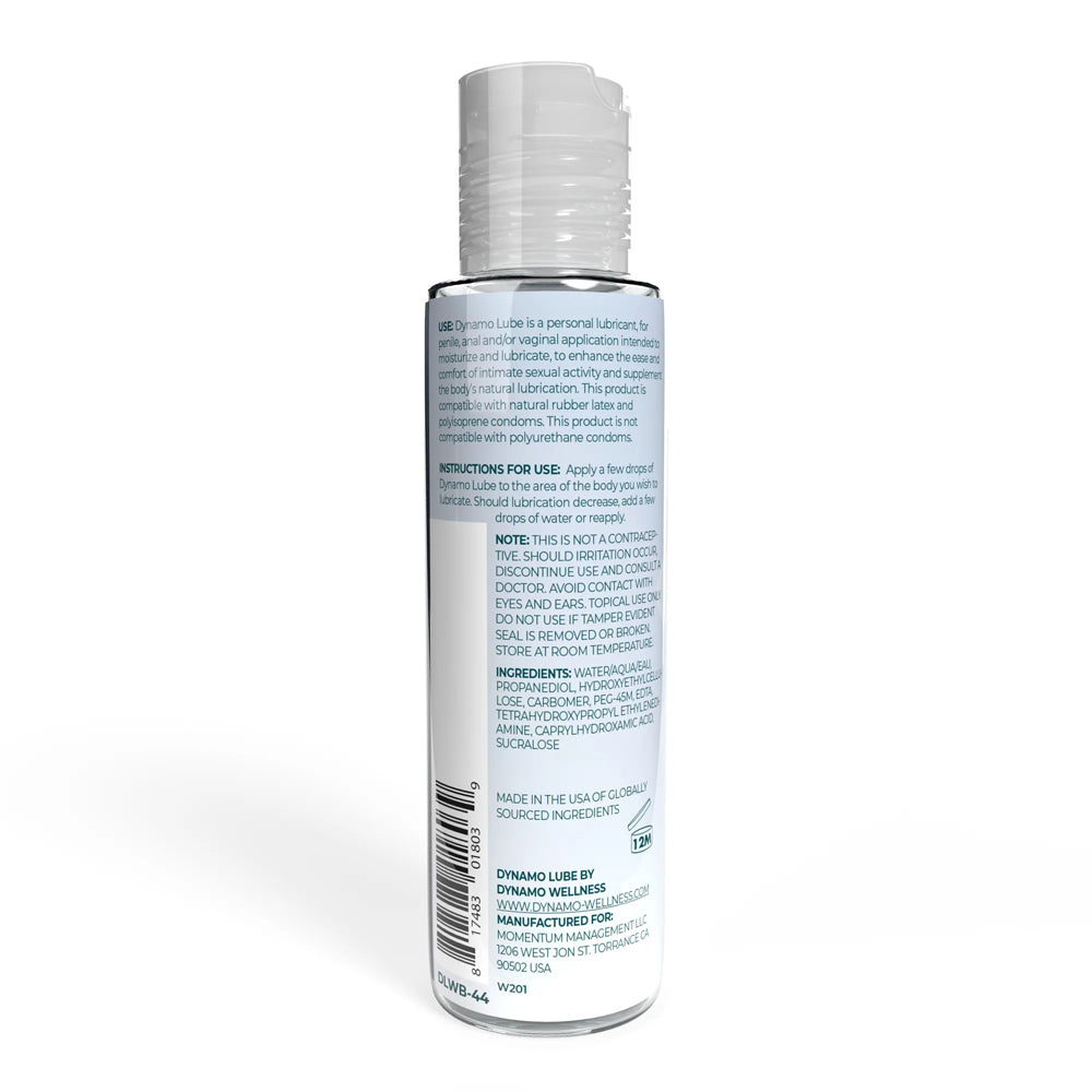 Dynamo Lube Water-Based (30ml) – Body-Safe Lightweight Personal Lubricant > Lube > Water Based