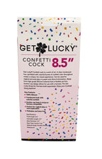 Get Lucky Confetti Bendable Dildo 8.5 Inch Silicone Toy > Dildos > Realistic Dildos
