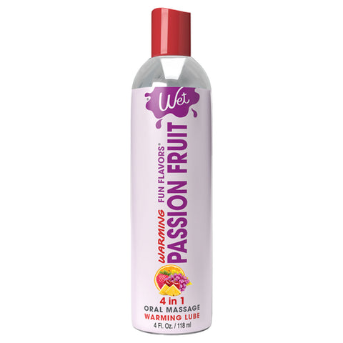 Wet Passion Fruit Warming Lubricant 4 in 1 Intimate Gel 1 Oz ENHANCERS