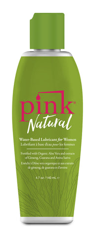 Pink Natural 4.7 Oz Water-Based Lubricant with Aloe Vera Extract Default Title Speciality Lubricants