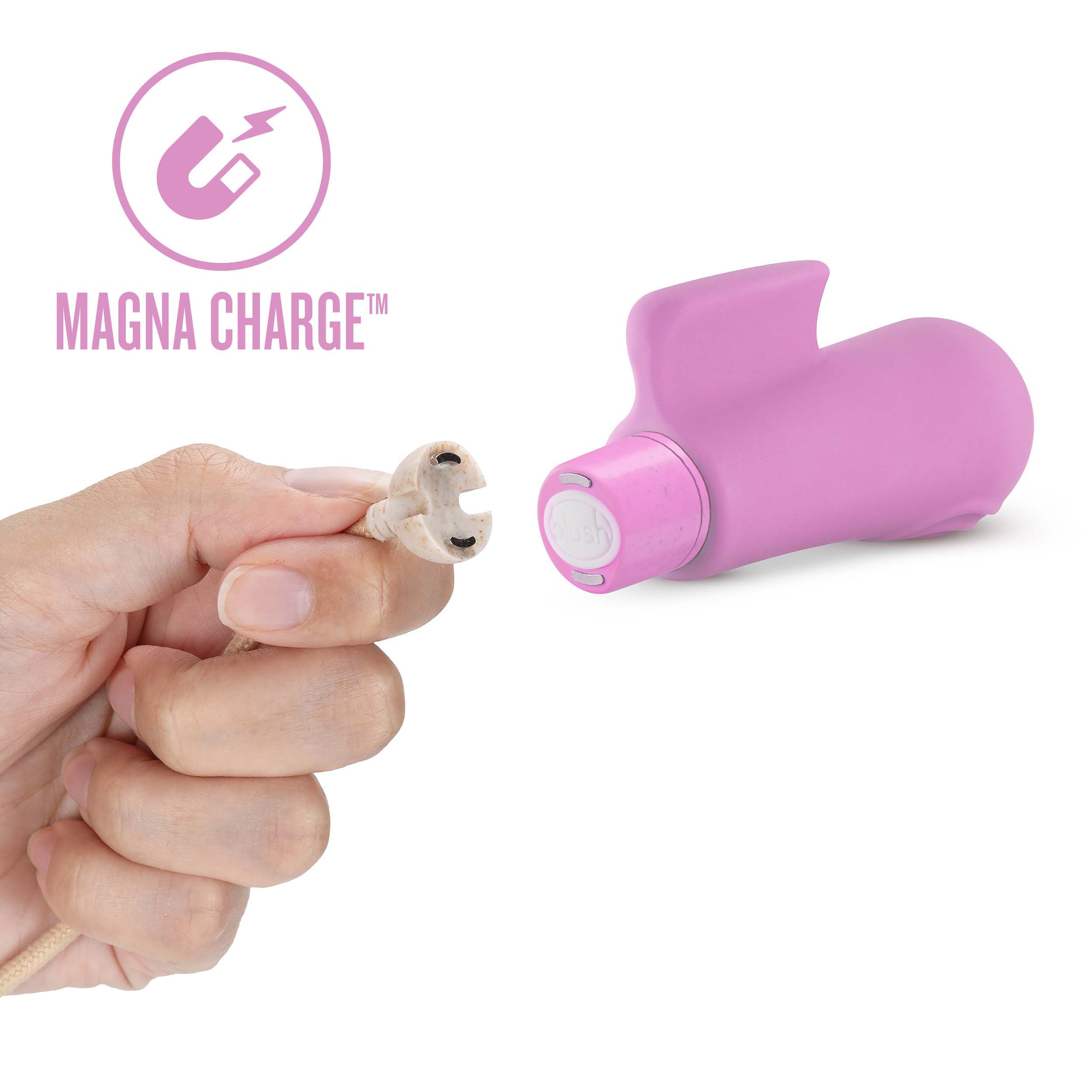 Gaia Eco Delight Purple Clitoral Vibrator with 10 Modes Purple Finger Stimulator