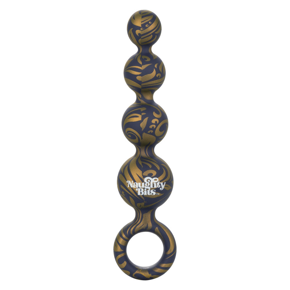 Naughty Bits Butt Balls – Silicone Booty Beads 4.5" Insertable > Anal Range > Anal Beads