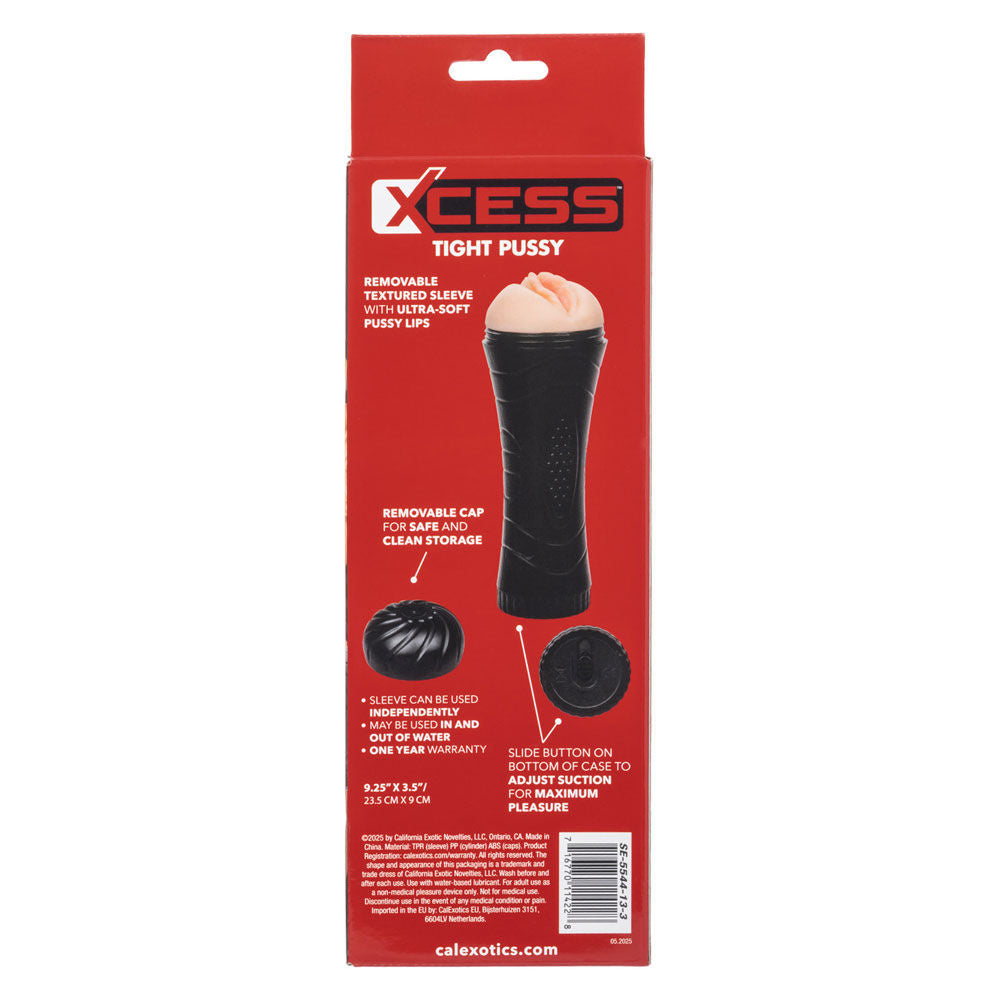Xcess Tight Pussy (Brown) – Discreet Masturbator Beige > Sex Toys For Men > Masturbators > Manual