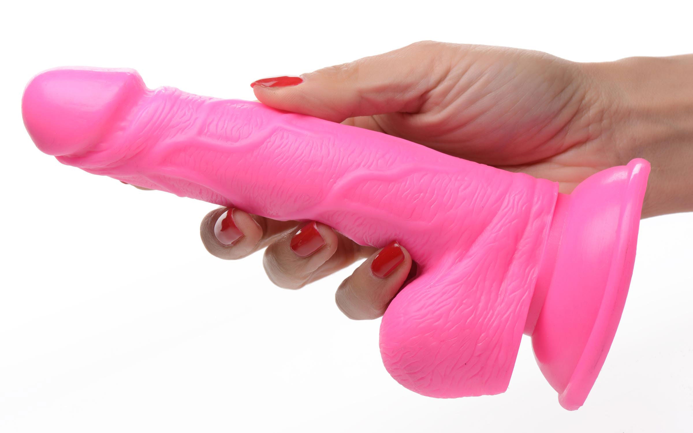 Pop Pecker 6.5 Inch Realistic Dildo with Balls and Suction Base Dongs Realistic