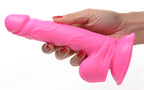 Pop Pecker 6.5 Inch Realistic Dildo with Balls and Suction Base > Dildos > Realistic Dildos
