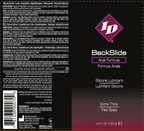 ID BackSlide Silicone-Based Anal Lubricant 4.4 oz > Lube > Anal