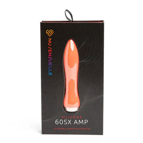 Nu Sensuelle Silicone Coral Bullet Vibrator with 12 Functions Orange BULLETS & EGGS